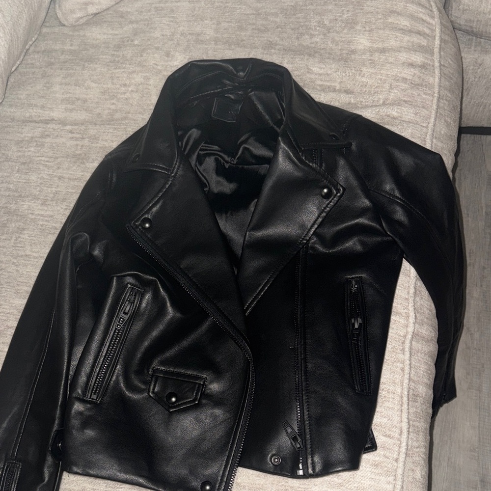 Blank NYC Black Leather Jacket